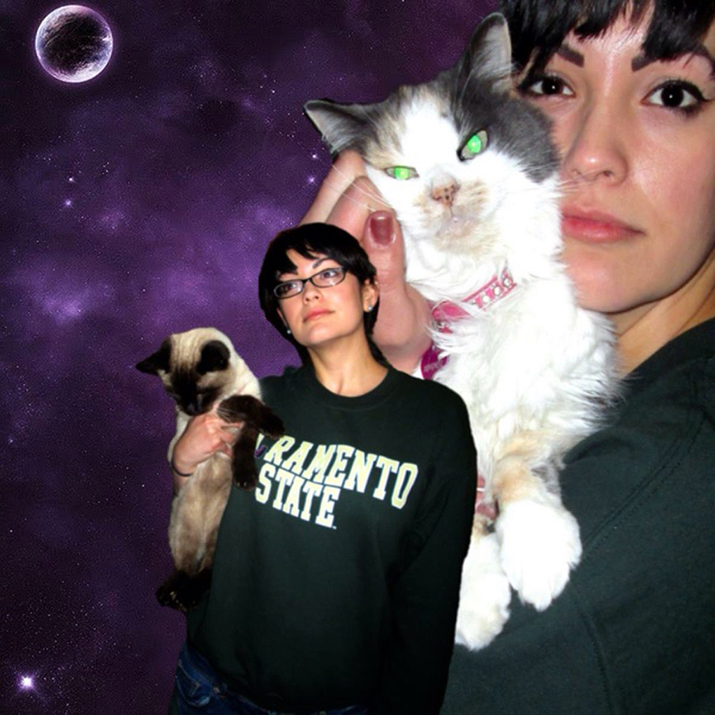 Ashley and kitties